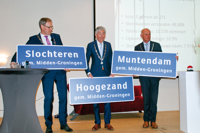 Midde-Groningen nieuwe naam HSSM-gemeente